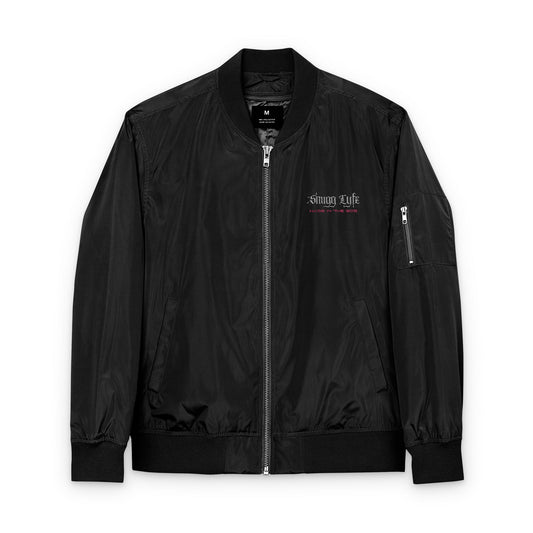 Eco-Friendly Embroidered Bomber Jacket | Sustainable Fashion | Streetwear Style | Perfect Gift for Him/Her | Fall/Winter Outerwear | [...]