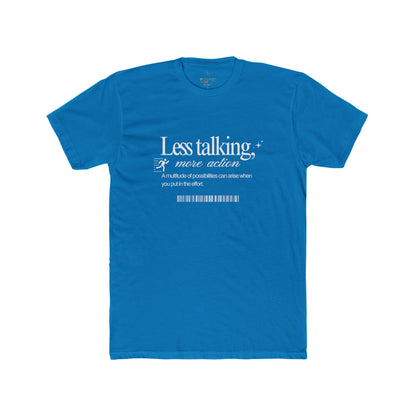 Action Motivational Tee, Unisex Cotton Crew Shirt, Inspirational Top, Casual Wear, Gift for Creatives, Everyday Essentials