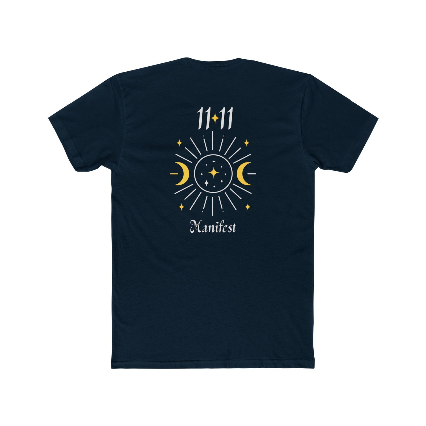 11:11 Manifest Tee — Spiritual Moon & Sun Graphic T-Shirt