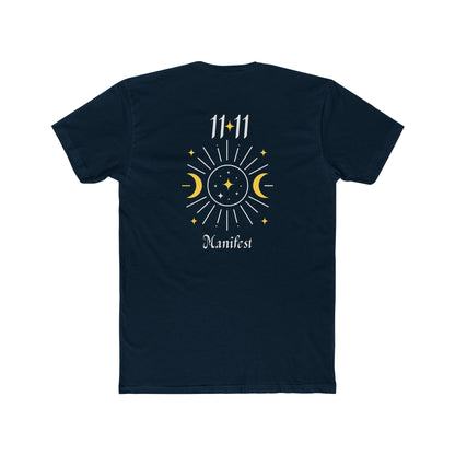 11:11 Manifest Tee — Spiritual Moon & Sun Graphic T-Shirt
