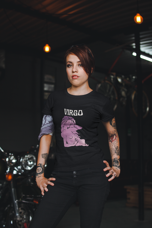 Virgo Zodiac Unisex Cotton Crew Tee, Astrology Shirt, Horoscope Tee, Gift for Virgo, Birthday Apparel, Zodiac Sign T-Shirt