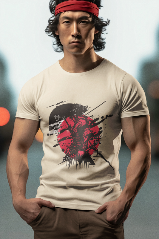 Japanese-Inspired Unisex Heavy Cotton Tee, Streetwear, Graphic Tee, Casual Wear, Gift Idea, Art Shirt, Summer Fashion