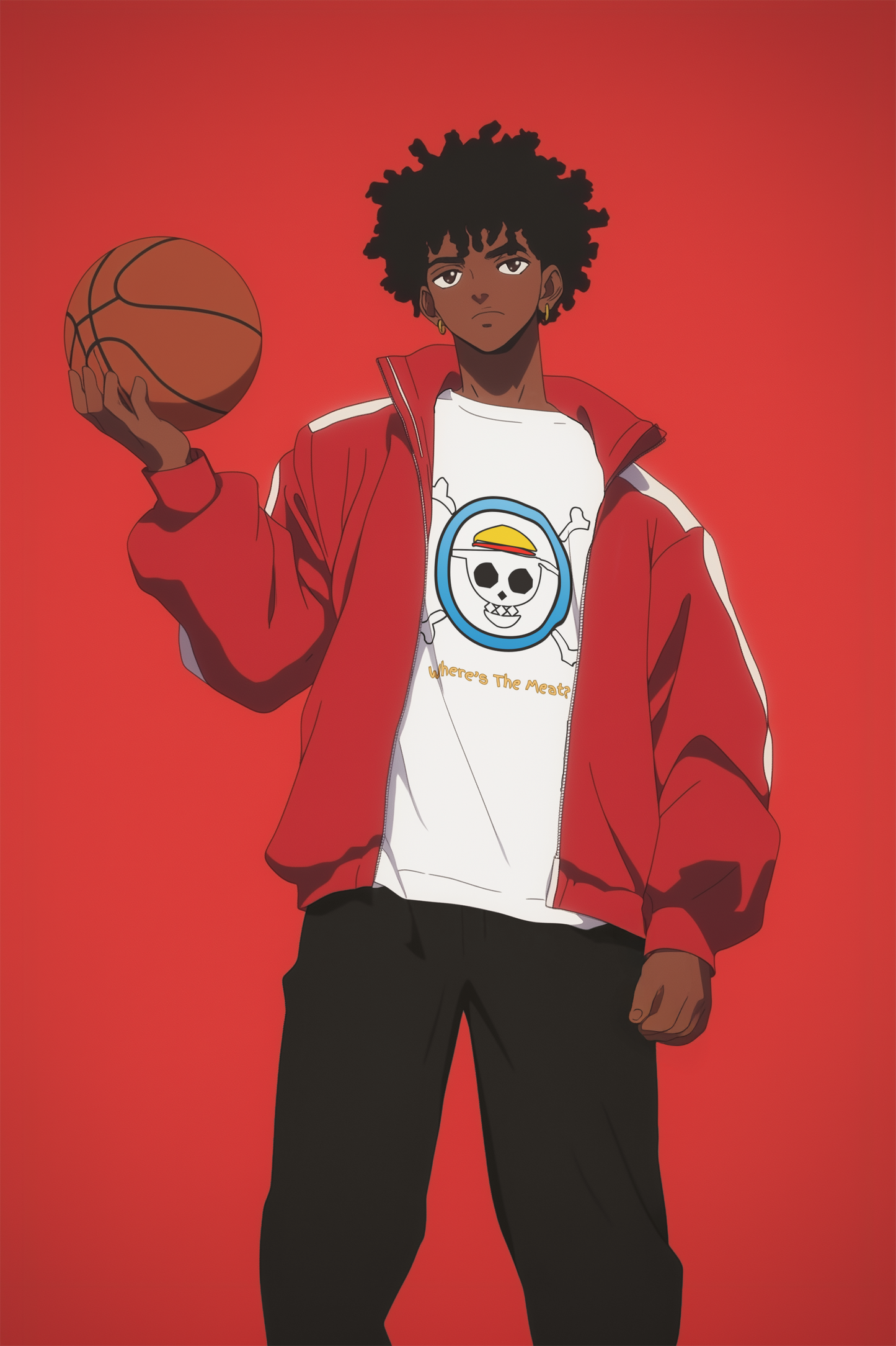 Playful Luffy Inspired Graphic Tee for Casual Wear, Perfect for Fans, Gift for Birthdays, Fun Statement Shirt, Unisex Tee, Novelty Gift