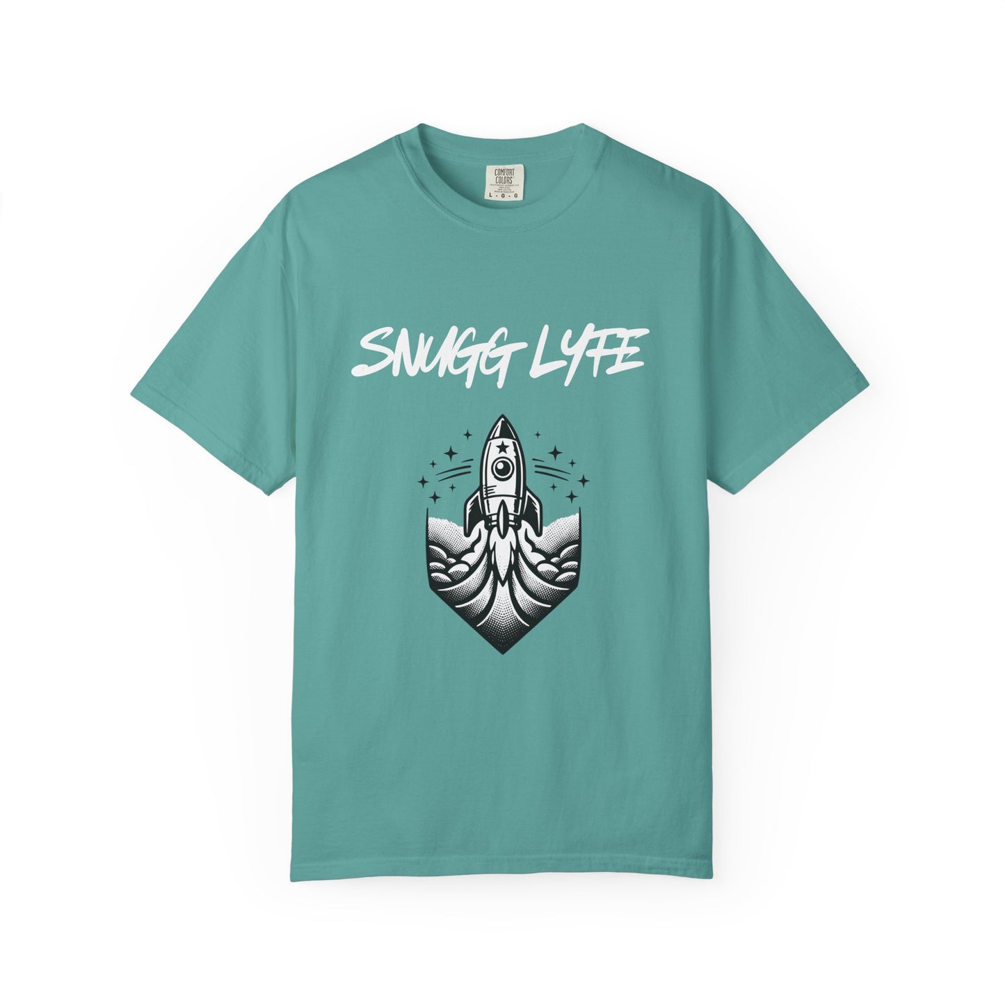 Snugg Lyfe Rocket Tee — Vintage Space Graphic T-Shirt