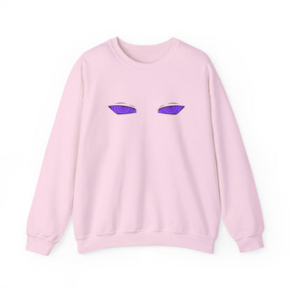 Mystical Eyes Crewneck Sweatshirt, Unisex Sweatshirt, Trendy Fashion, Cozy Gift, Casual Wear, Winter Wardrobe Essentials