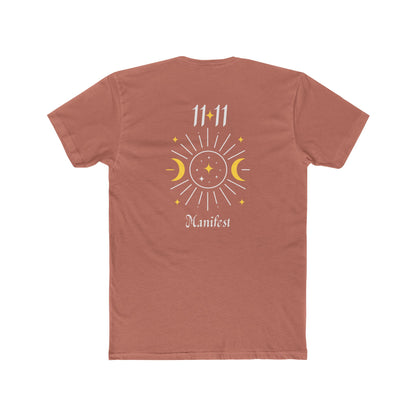 11:11 Manifest Tee — Spiritual Moon & Sun Graphic T-Shirt