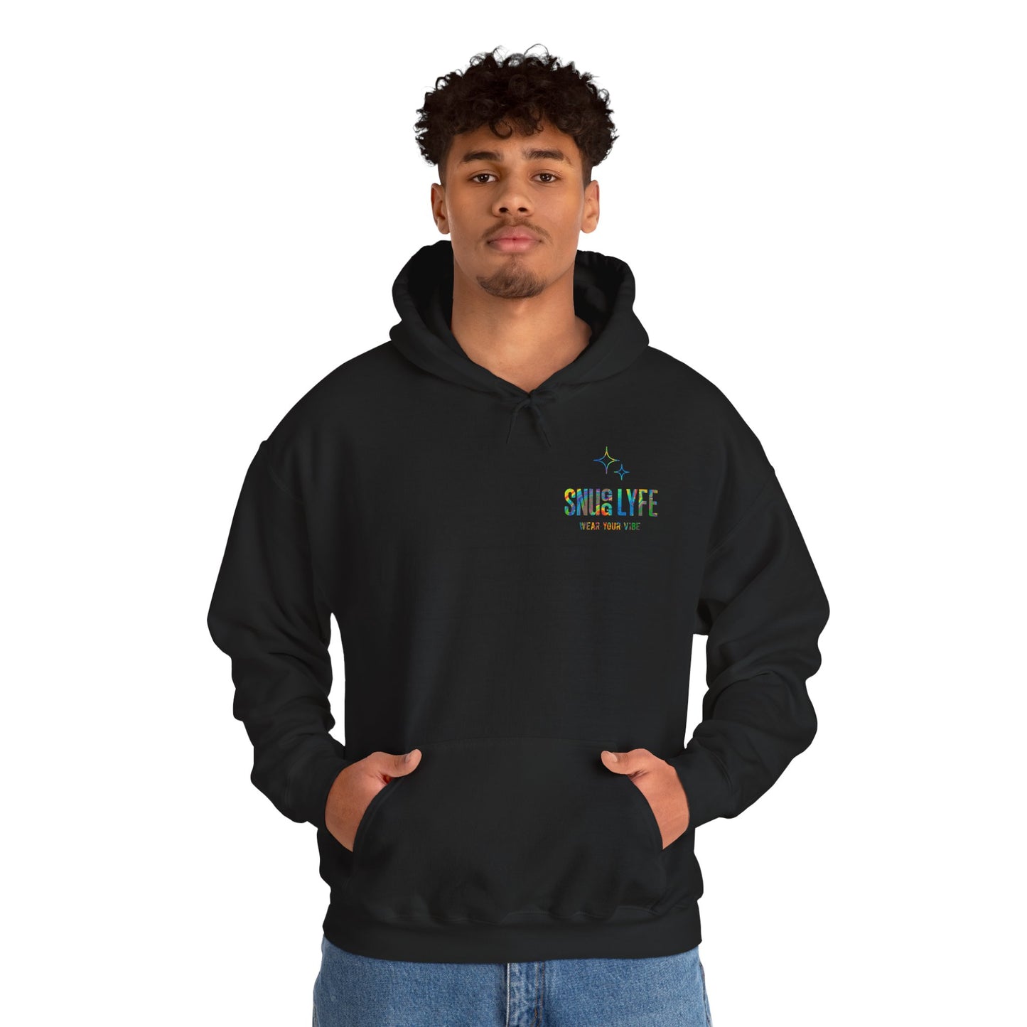 Snugg Lyfe Hooded Sweatshirt, Unisex Hoodie for Comfort, Casual Wear, Perfect Gift for Friends, Cozy Layer for Anytime, Chill Vibes