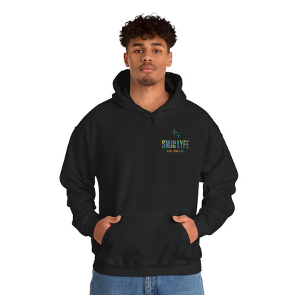 Snugg Lyfe Hooded Sweatshirt, Unisex Hoodie for Comfort, Casual Wear, Perfect Gift for Friends, Cozy Layer for Anytime, Chill Vibes