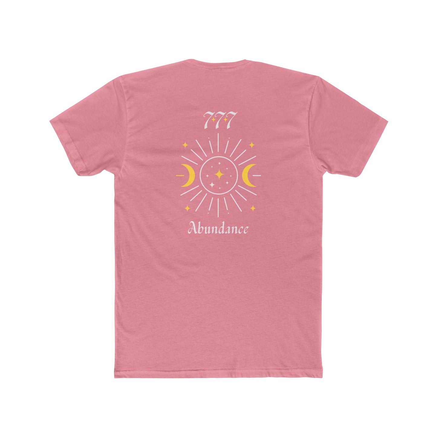 Lucky 777 Abundance Tee — Moon & Sun Spiritual Graphic T-Shirt