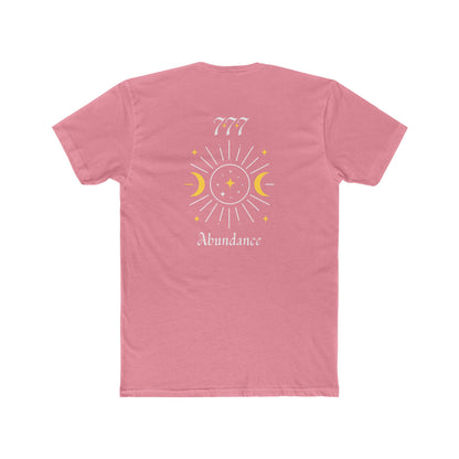 Lucky 777 Abundance Tee — Moon & Sun Spiritual Graphic T-Shirt