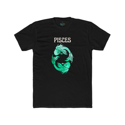 Pisces Zodiac Unisex Cotton Crew Tee, Astrology Shirt, Horoscope T-Shirt, Gift for Pisces, Inspirational Tee