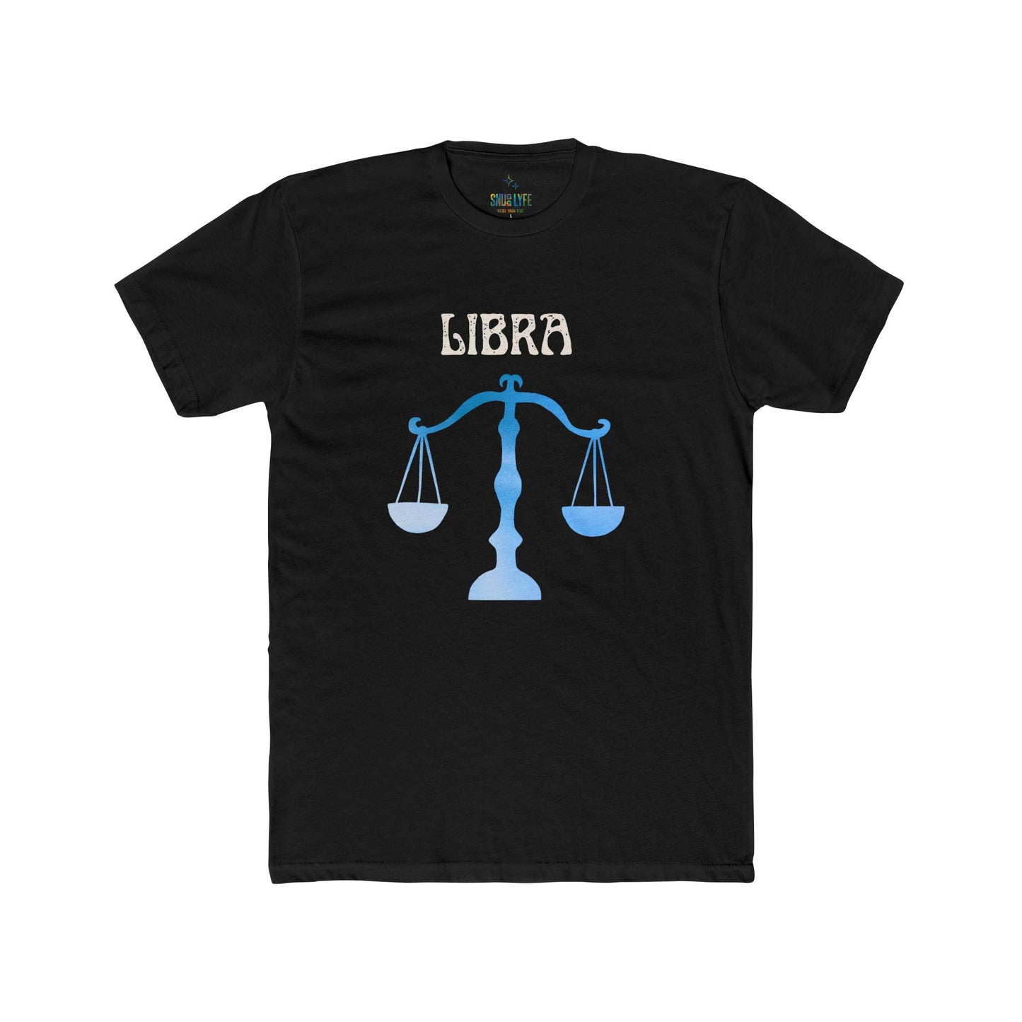 Libra Zodiac Crew Tee - Unisex Astrology Shirt, Libra T-Shirt, Horoscope Gift, Birthday Gift, Zodiac Apparel