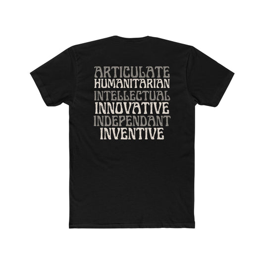 Aquarius Unisex Cotton Crew Tee | Zodiac T-Shirt, Astrology Gift, Birthday Tee, Horoscope Apparel, Astrology Lover's Gift