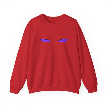 Mystical Eyes Crewneck Sweatshirt, Unisex Sweatshirt, Trendy Fashion, Cozy Gift, Casual Wear, Winter Wardrobe Essentials