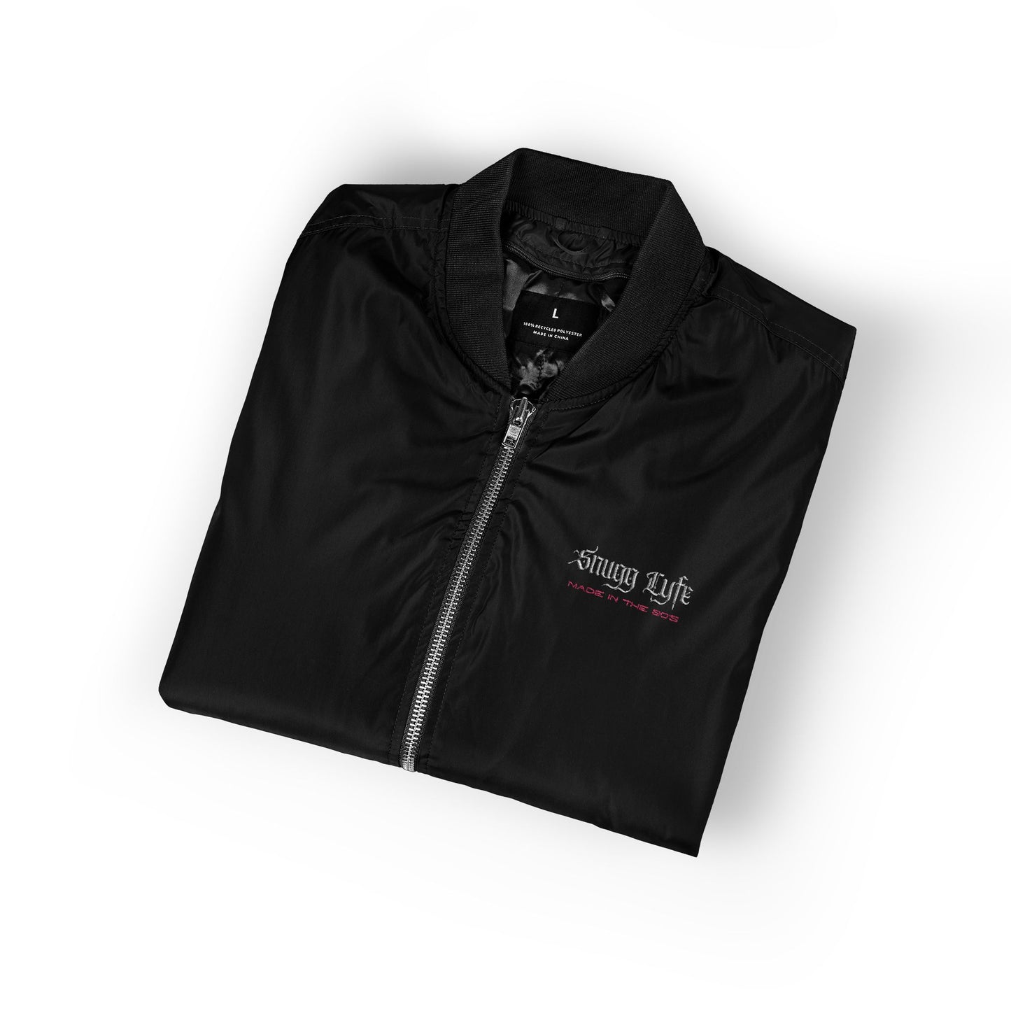 Eco-Friendly Embroidered Bomber Jacket | Sustainable Fashion | Streetwear Style | Perfect Gift for Him/Her | Fall/Winter Outerwear | [...]