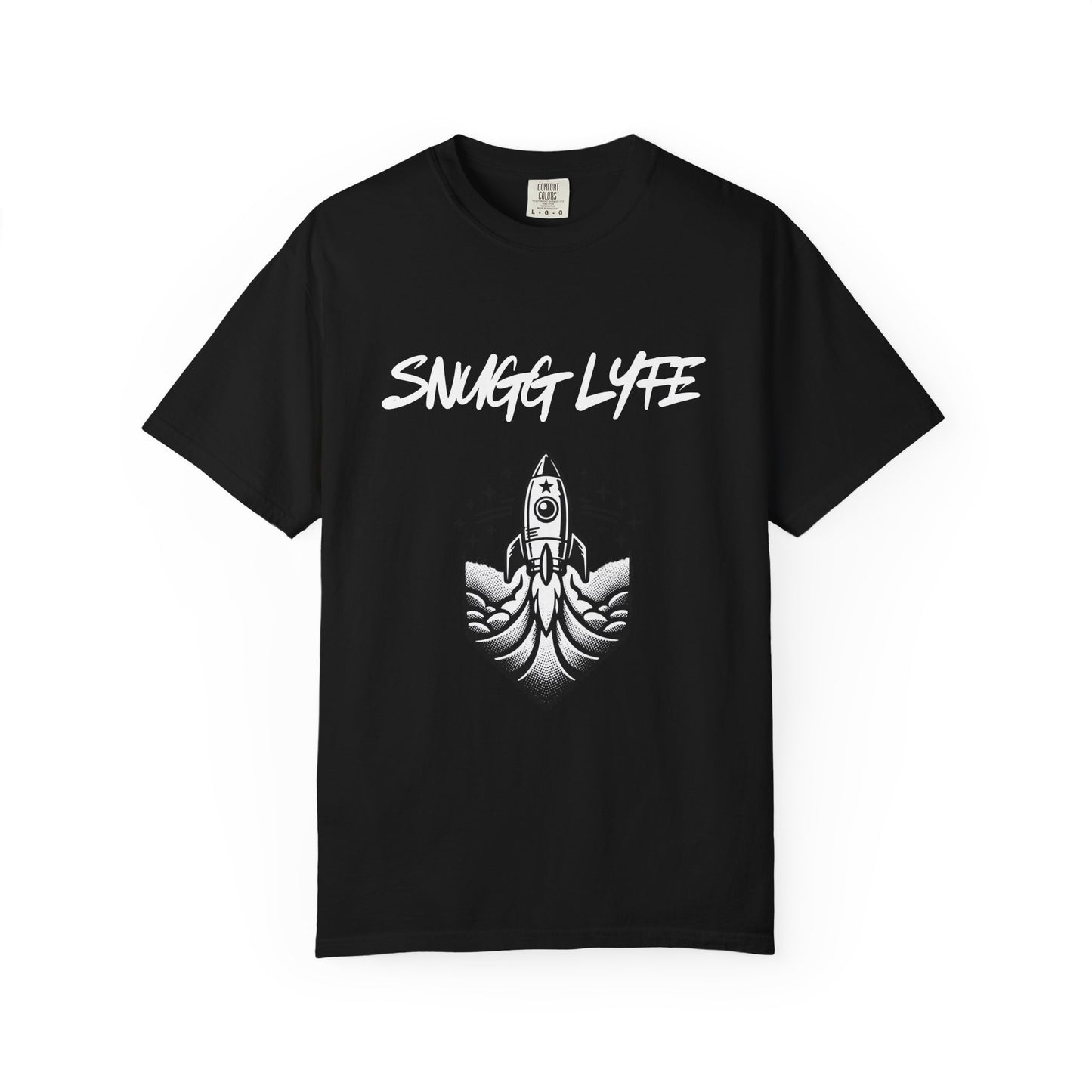 Snugg Lyfe Rocket Tee — Vintage Space Graphic T-Shirt