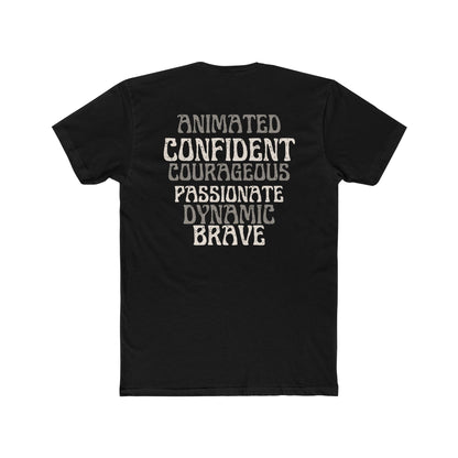 Aries Zodiac Crew Tee, Astrology Shirt, Unisex T-Shirt, Horoscope Apparel, Gift for Aries Season, Confidence and Courage Tee