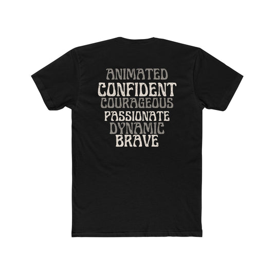 Aries Zodiac Crew Tee, Astrology Shirt, Unisex T-Shirt, Horoscope Apparel, Gift for Aries Season, Confidence and Courage Tee