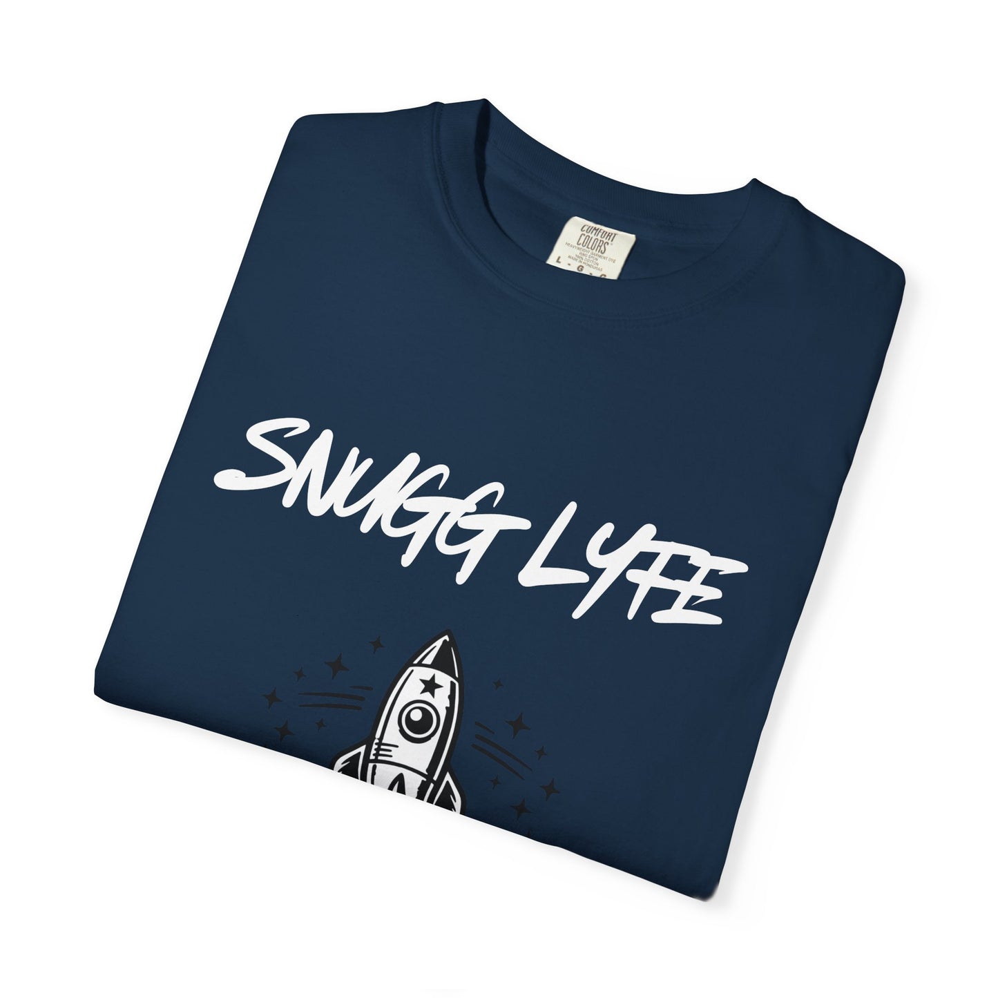 Snugg Lyfe Rocket Tee — Vintage Space Graphic T-Shirt