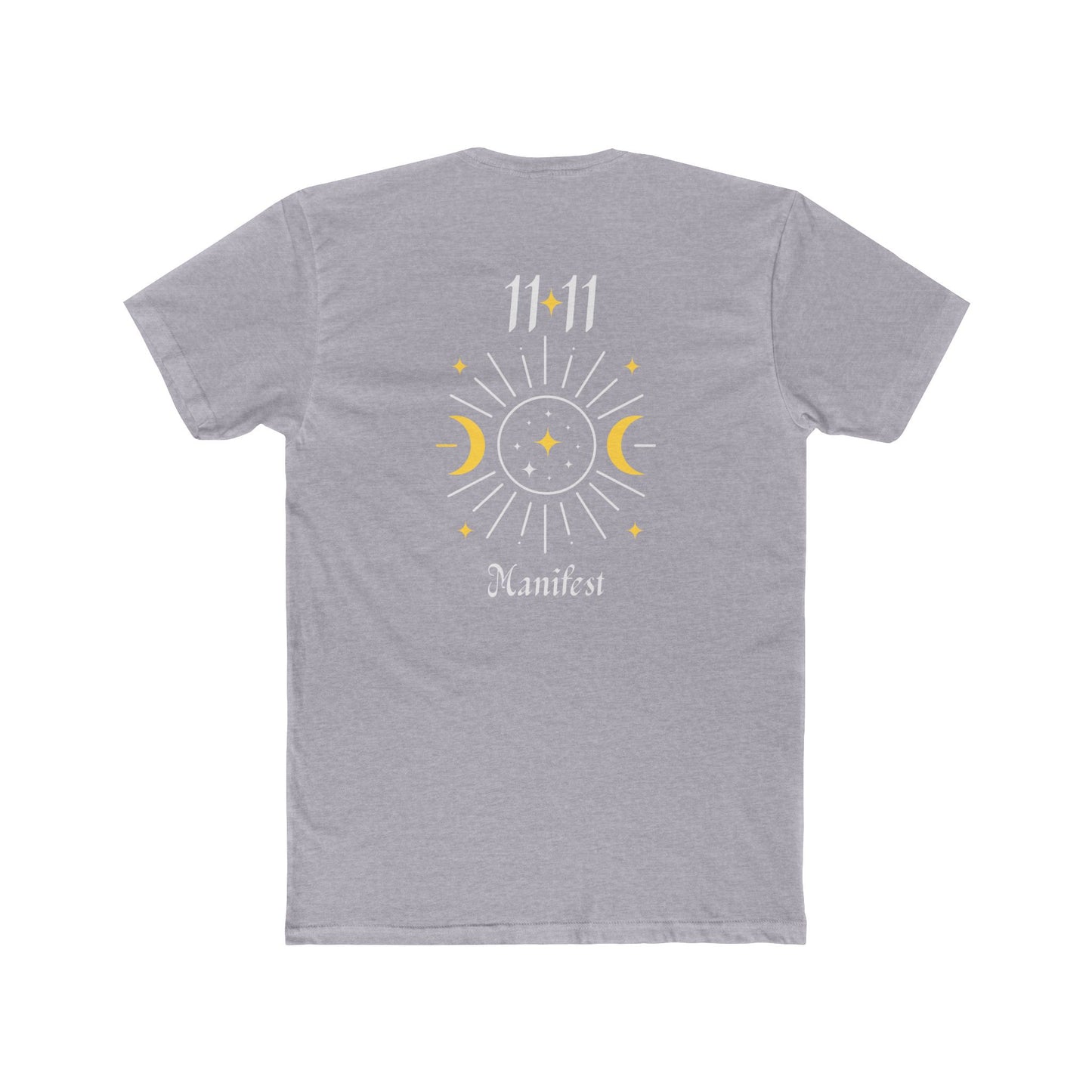 11:11 Manifest Tee — Spiritual Moon & Sun Graphic T-Shirt