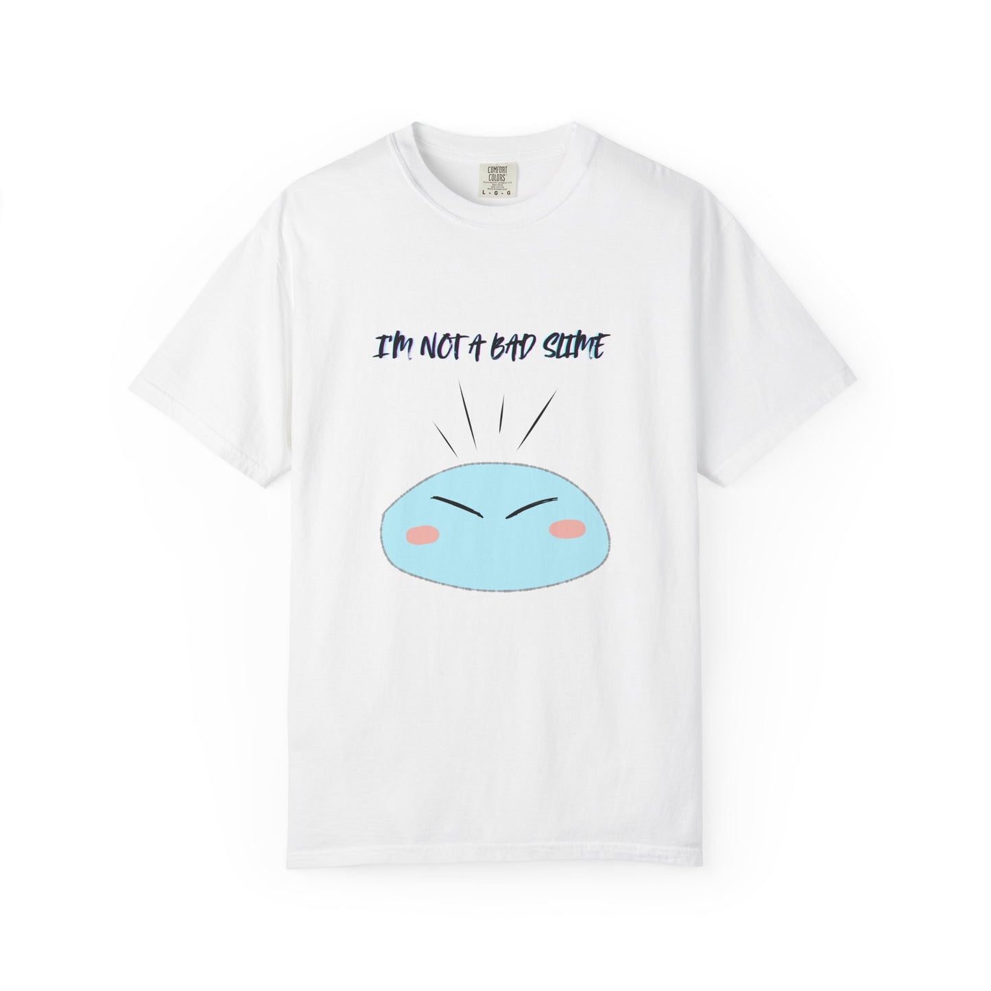 Funny Unisex T-Shirt – "I'm Not a Bad Slime" Tee – Cute Gift for Gamers, Comedians, Casual Wear, Birthdays, or Holidays