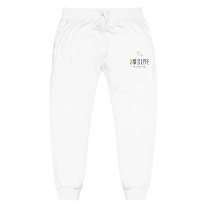 Cozy Embroidered Unisex Fleece Sweatpants | Perfect for Lounging, Athleisure or Gifts, Casual Comfort, Holiday Style