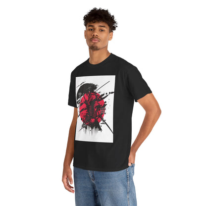 Japanese-Inspired Unisex Heavy Cotton Tee, Streetwear, Graphic Tee, Casual Wear, Gift Idea, Art Shirt, Summer Fashion