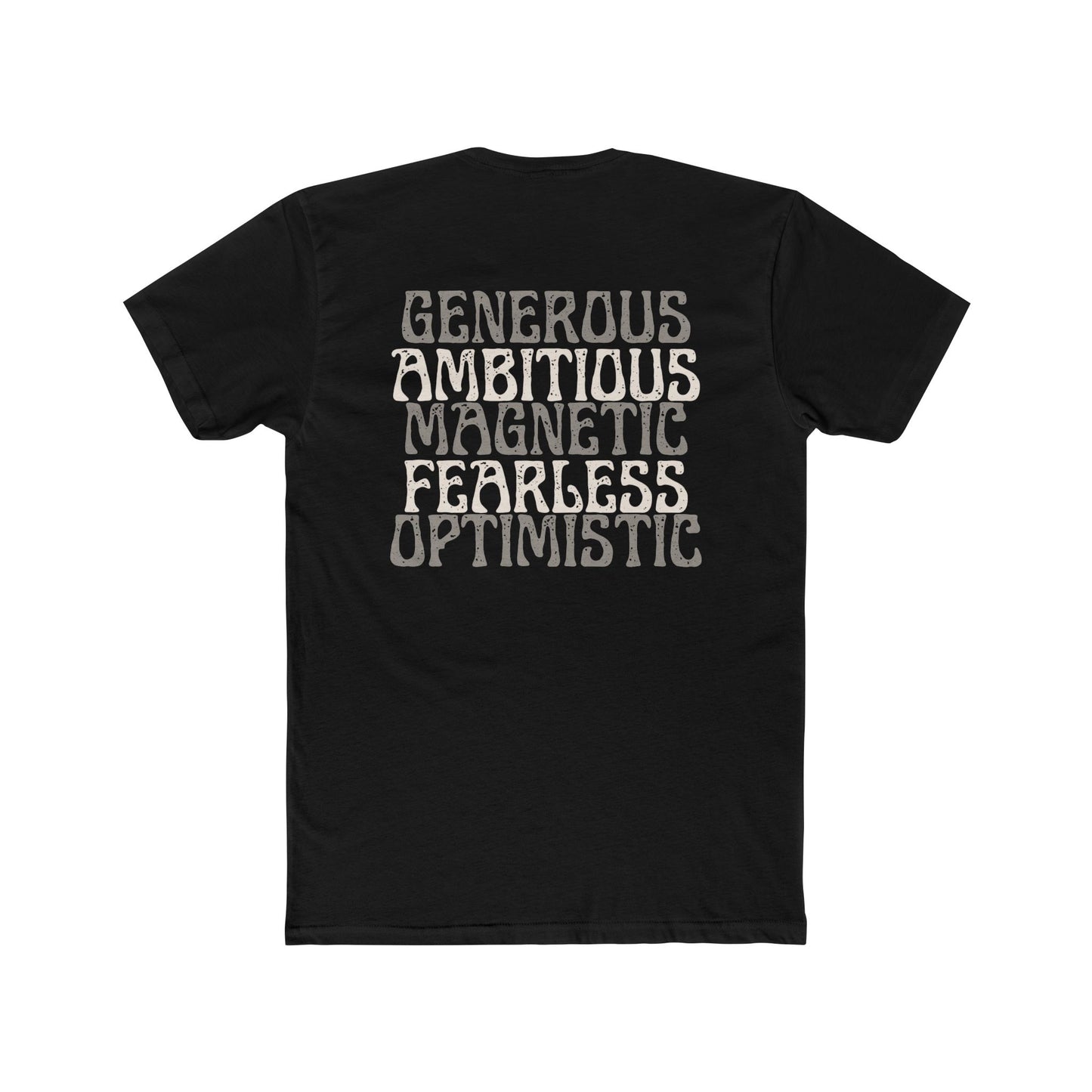 Leo Zodiac Crew Tee - Unisex Cotton T-Shirt, Astrology Gift, Horoscope Tee, Birthday Shirt, Motivational Apparel