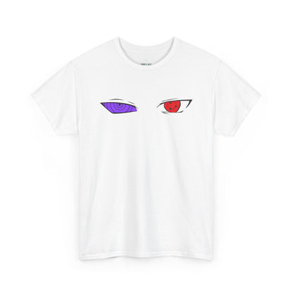 Mystical Eyes Unisex Heavy Cotton Tee, Graphic T-Shirt, Anime Tee, Casual Wear, Gift for Anime Fans, Streetwear Style