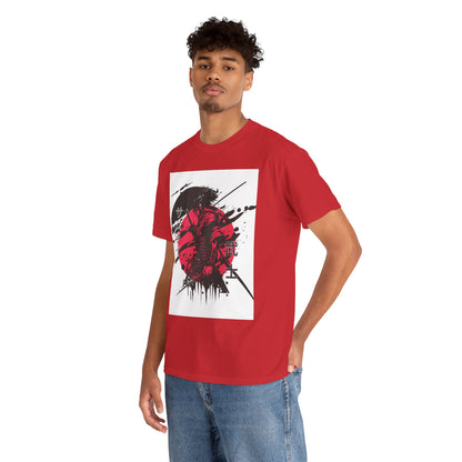 Japanese-Inspired Unisex Heavy Cotton Tee, Streetwear, Graphic Tee, Casual Wear, Gift Idea, Art Shirt, Summer Fashion